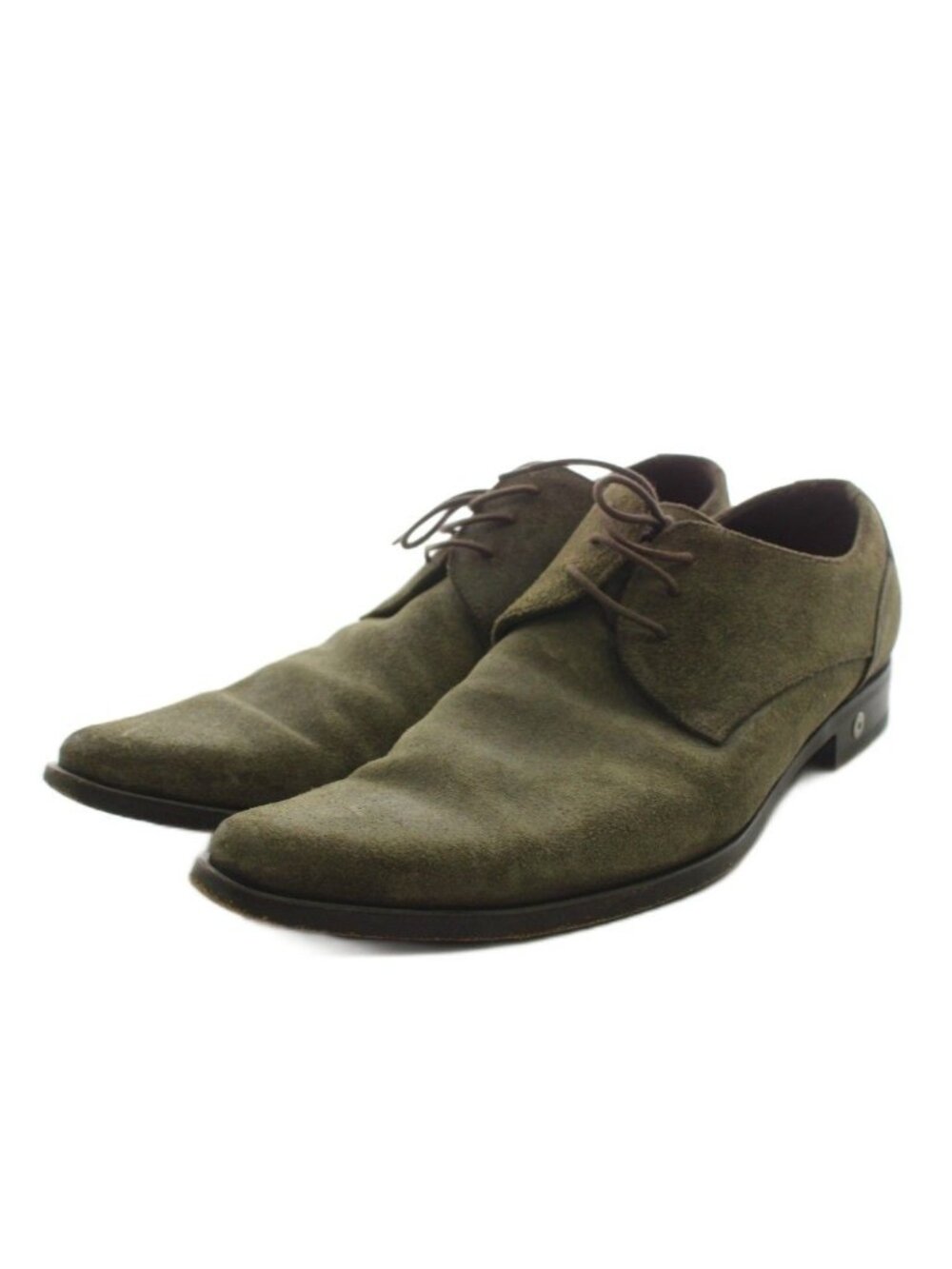 Dolce & Gabbana Business Shoes Suede Khaki 7.5